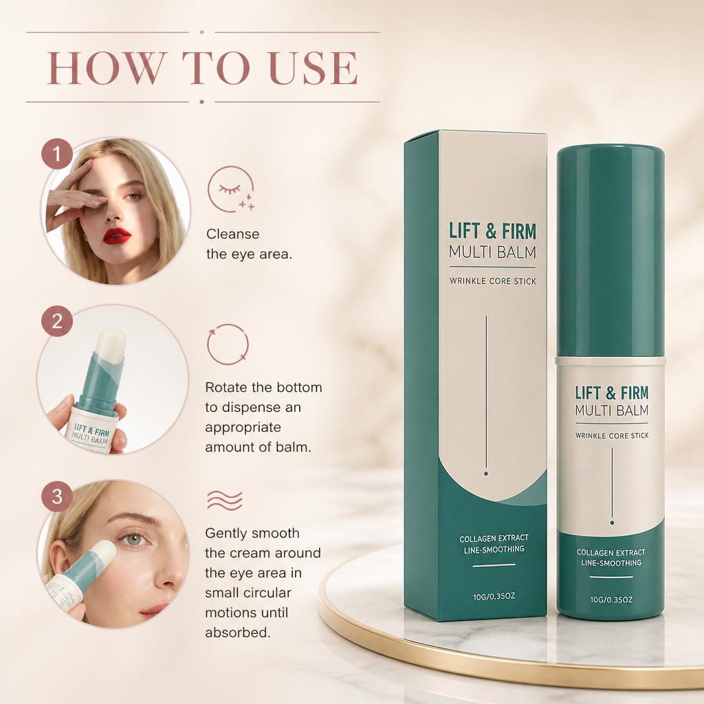 Collagen Eye Balm Stick – Hydrating Care for a Smooth, Refreshed Look