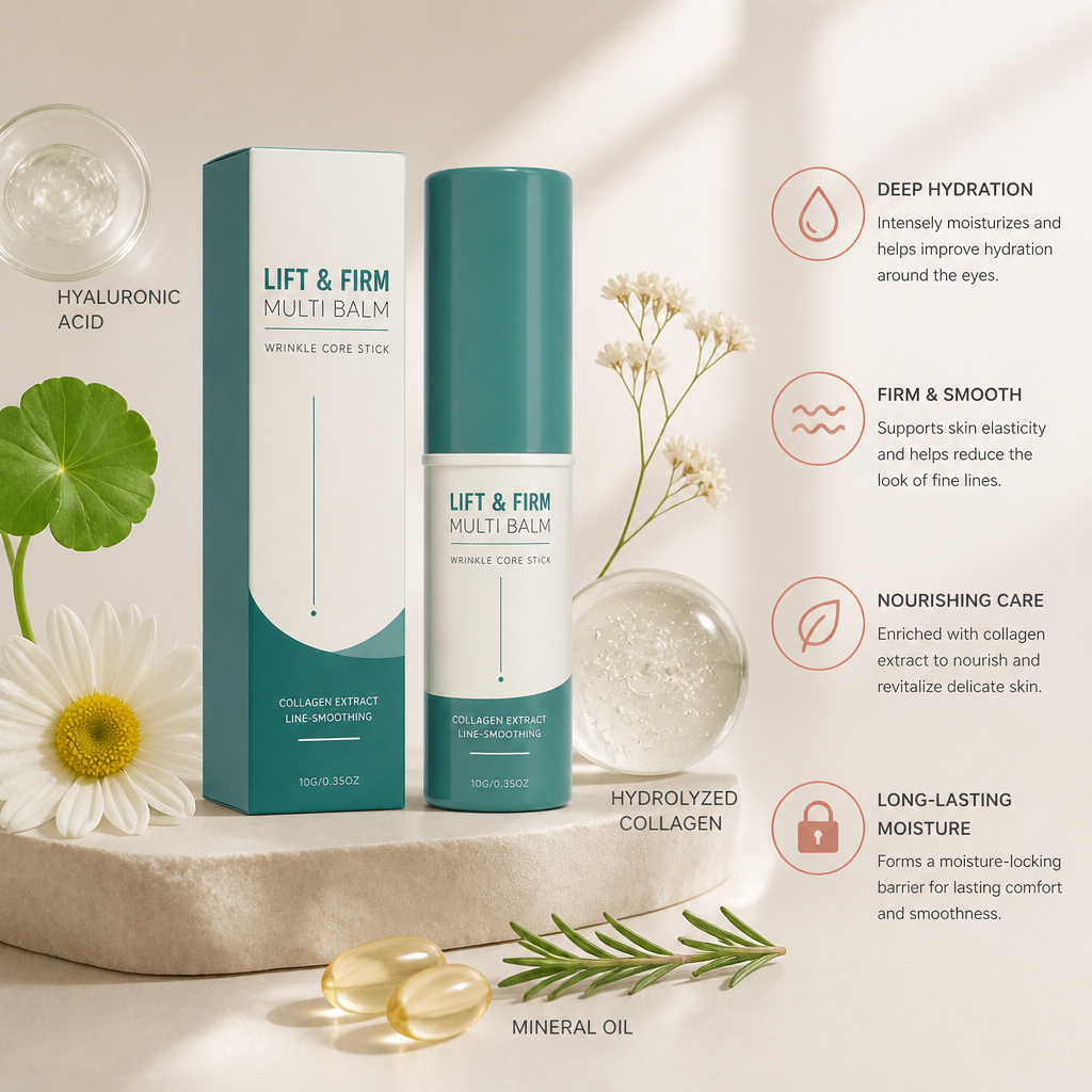 Collagen Eye Balm Stick – Hydrating Care for a Smooth, Refreshed Look