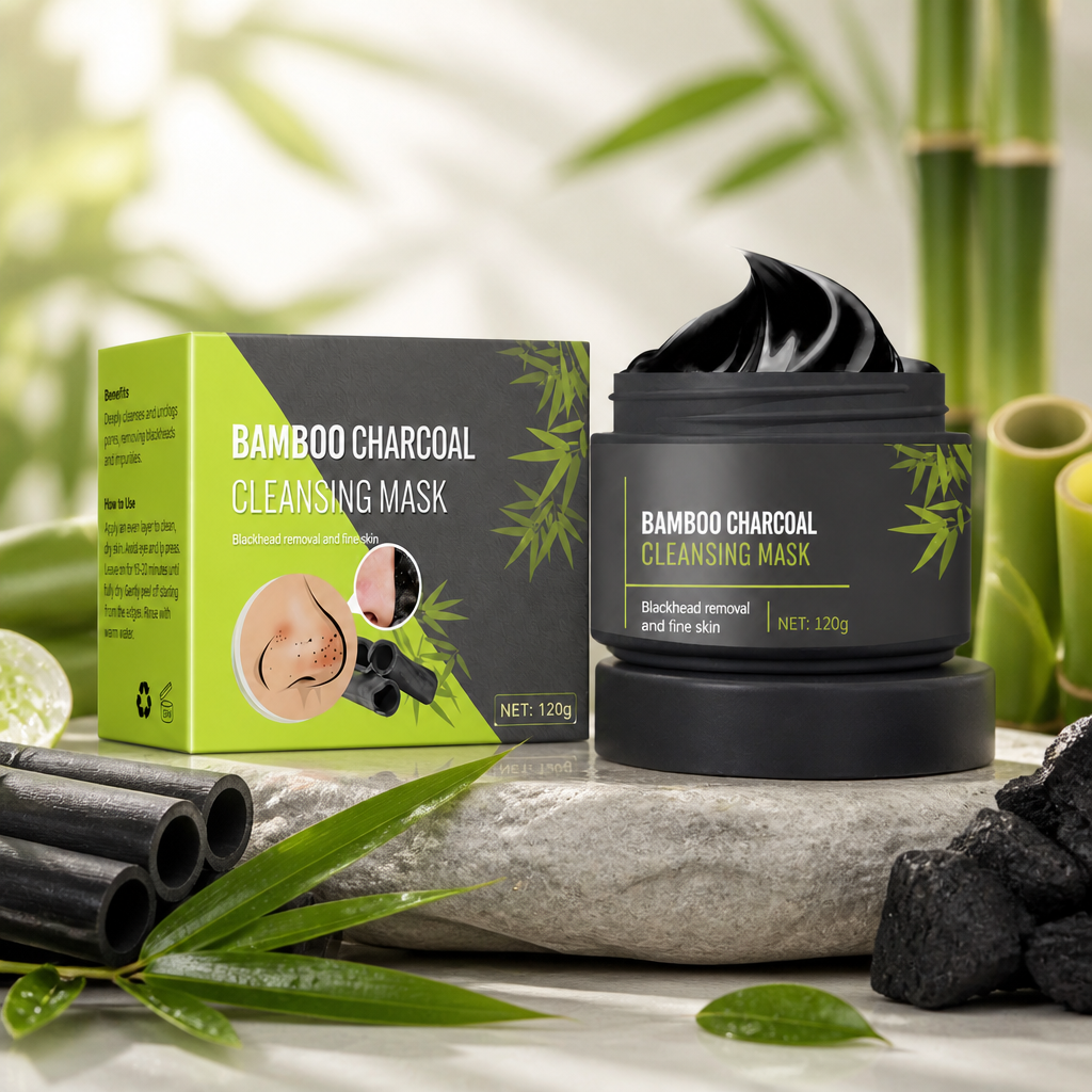 Bamboo Charcoal Peel-Off Mask – Deep Cleansing for Clear, Smooth Skin