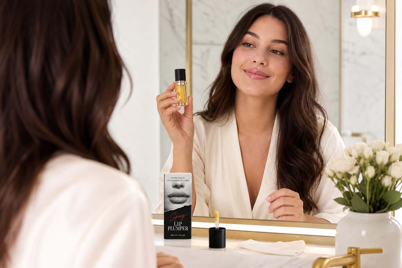 How to apply Beauty Britain Korean Spicy Lip Plumper Gloss
