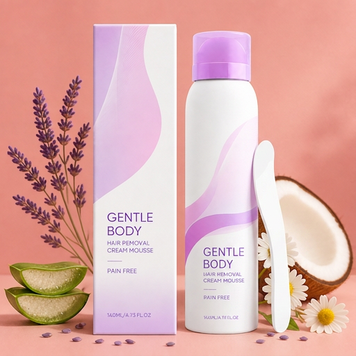 Gentle Body Hair Removal Mousse for Smooth Hydrated Skin