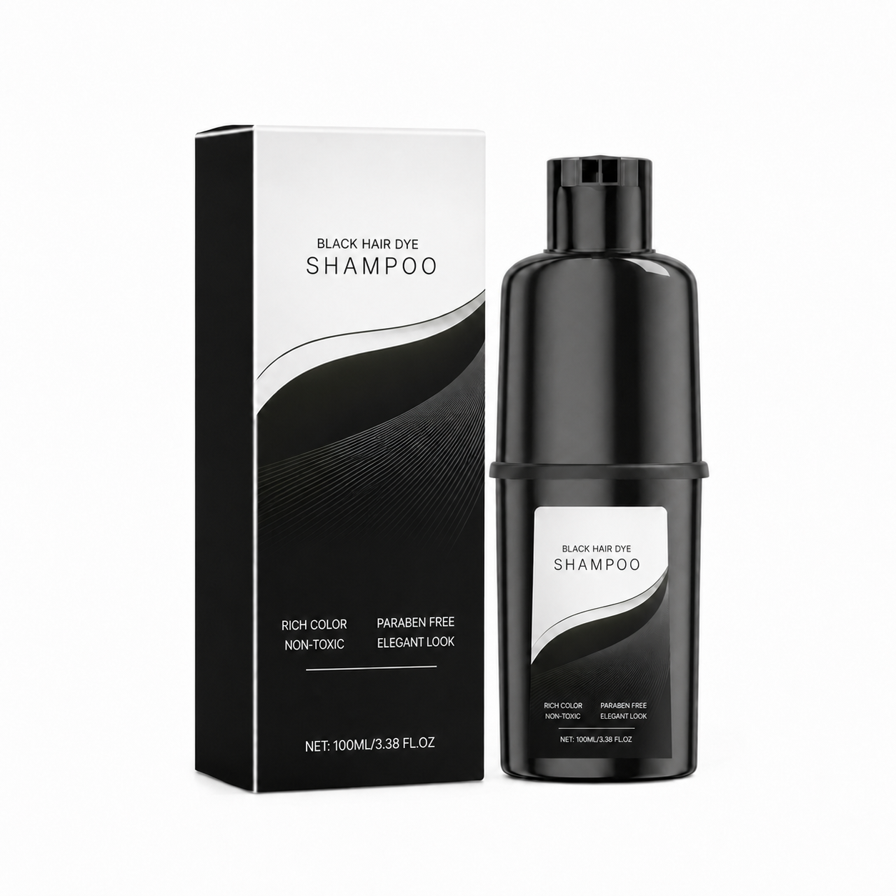 Black Sesame Color Care Shampoo – Natural-Looking Dark Hair Refresh
