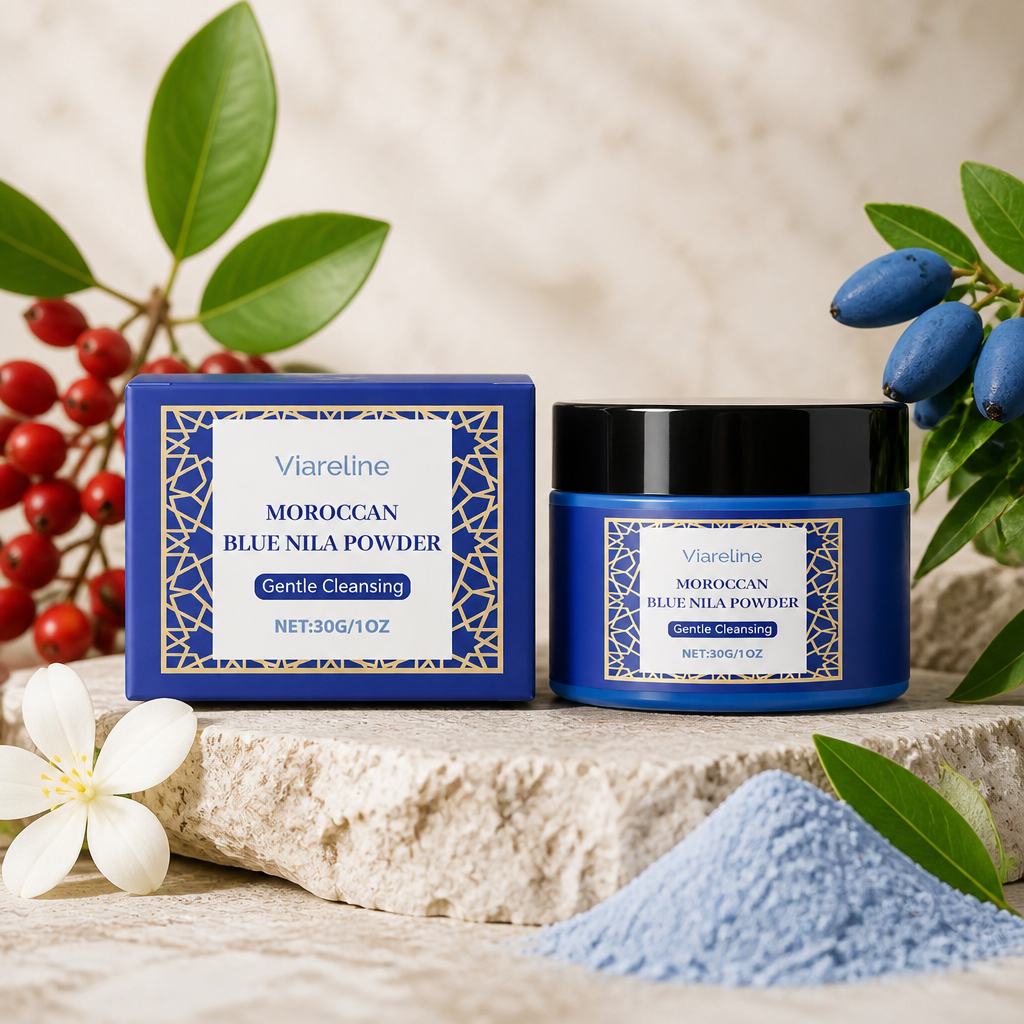 Blue Collagen Clay Mask – Deep Cleansing & Brightening Skincare Treatment