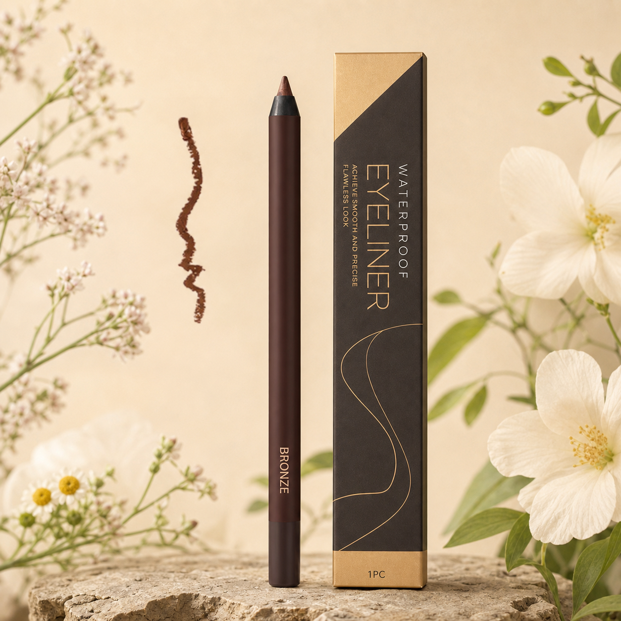 Waterproof Glitter Gel Eyeliner – Long-Lasting Smudge-Proof Color