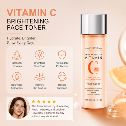 Vitamin C Brightening Face Toner – Hydrating Glow & Daily Radiance