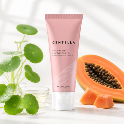 Papaya & Centella Foaming Facial Cleanser for Fresh, Clear-Looking Skin