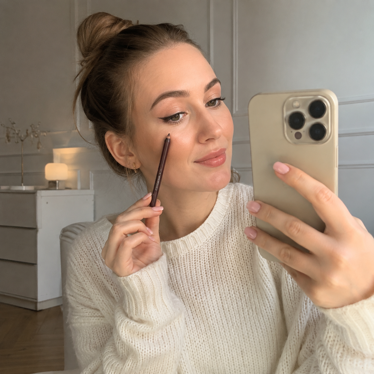 Beauty Britain customer using the featured product