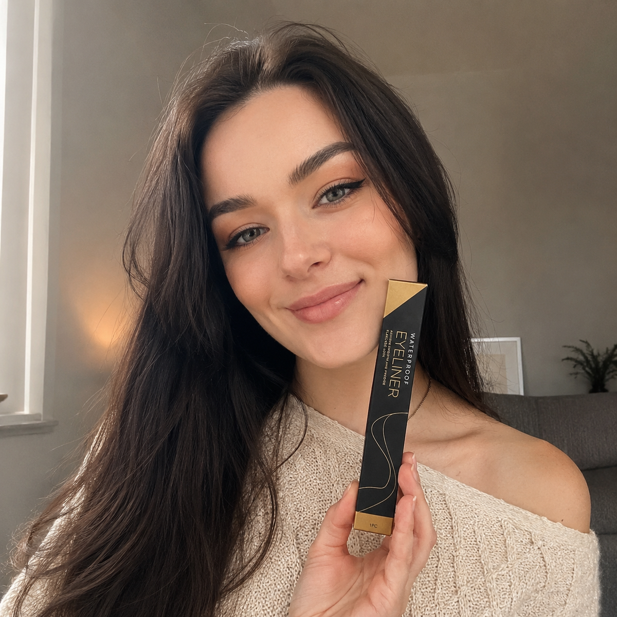 Beauty Britain customer using the featured product