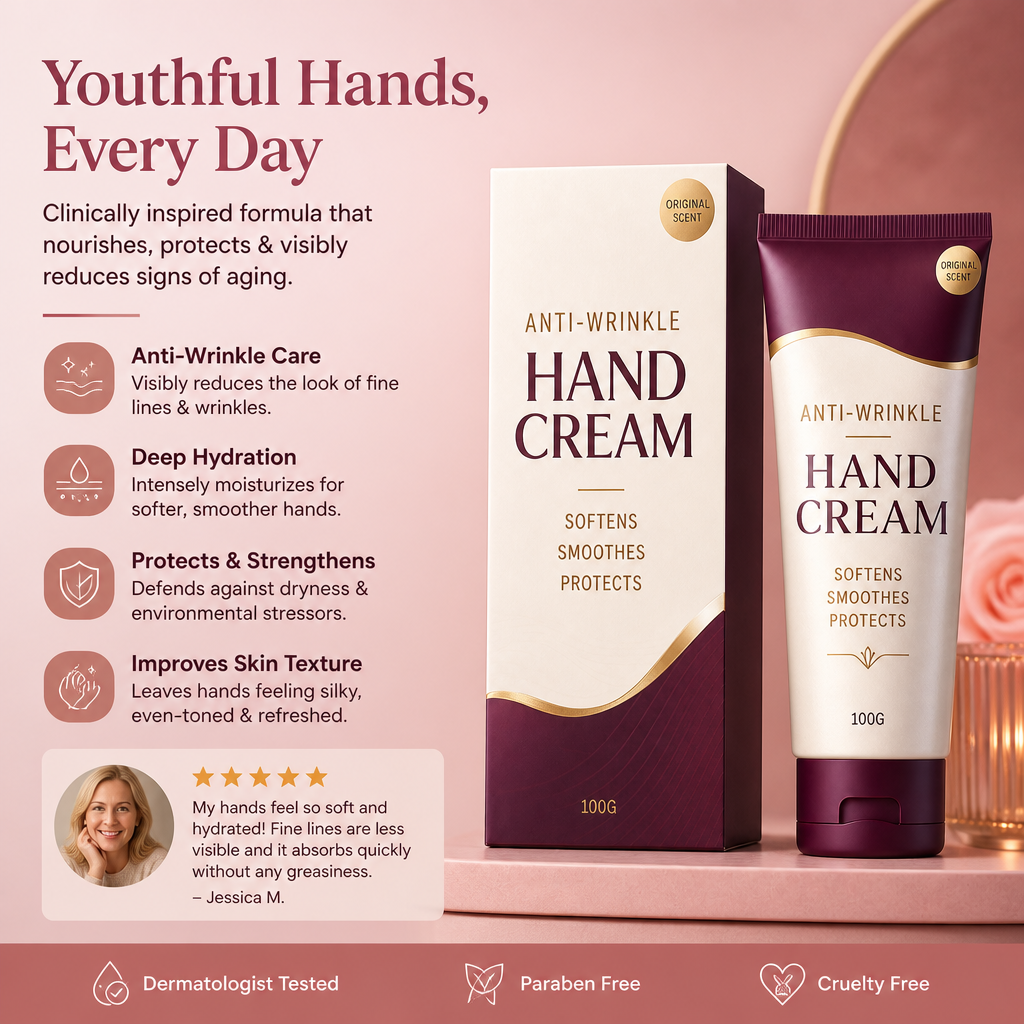 Retinol Anti-Aging Hand Cream with Vitamins