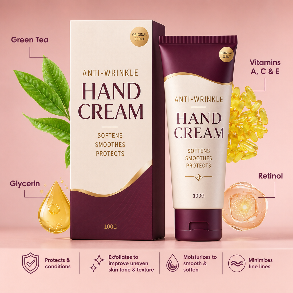 Retinol Anti-Aging Hand Cream with Vitamins