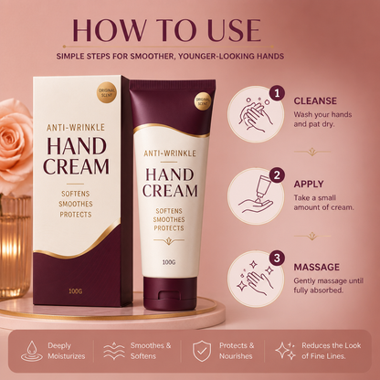 Retinol Anti-Aging Hand Cream with Vitamins