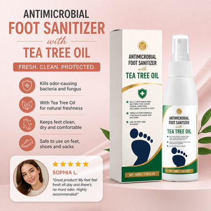 Tea Tree Oil Antimicrobial Foot Sanitiser – Fungus & Odor Control