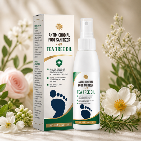 Tea Tree Oil Antimicrobial Foot Sanitiser – Fungus & Odor Control