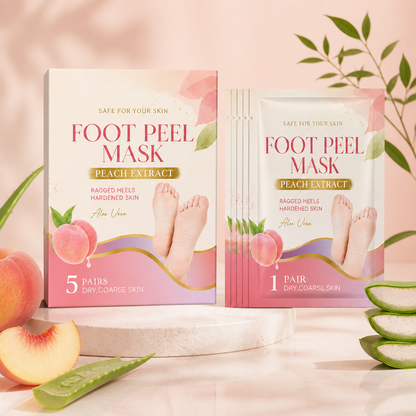 Exfoliating & Moisturizing Foot Peel Mask – Removes Dead Skin & Calluses