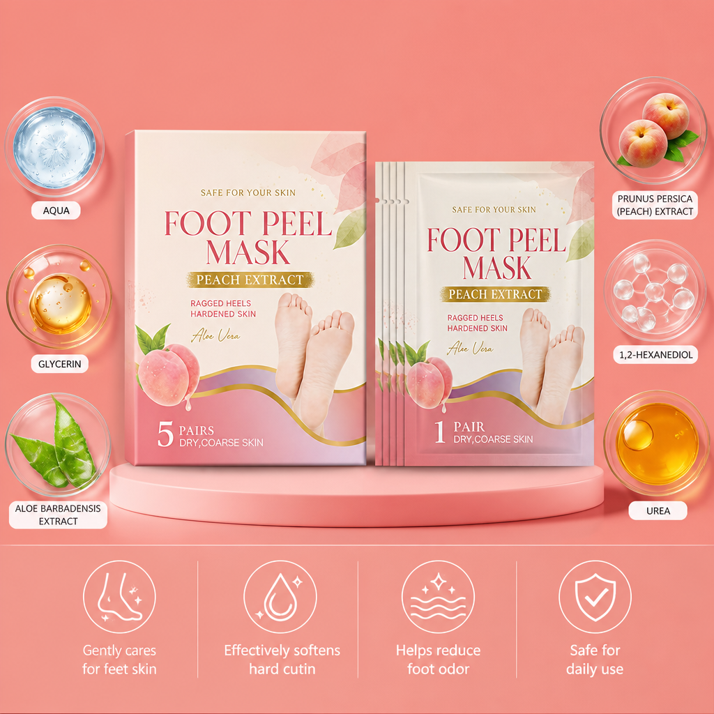 Exfoliating & Moisturizing Foot Peel Mask – Removes Dead Skin & Calluses
