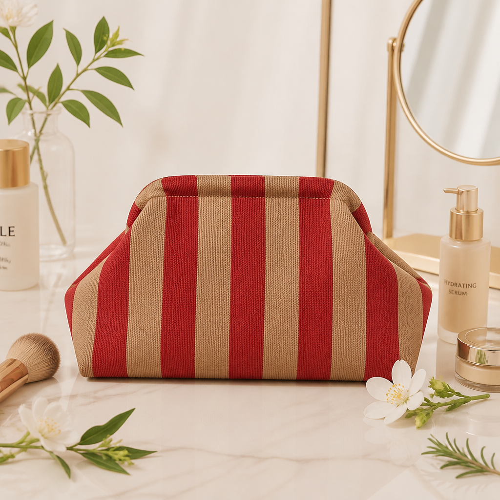Stylish Knitted Makeup Bag