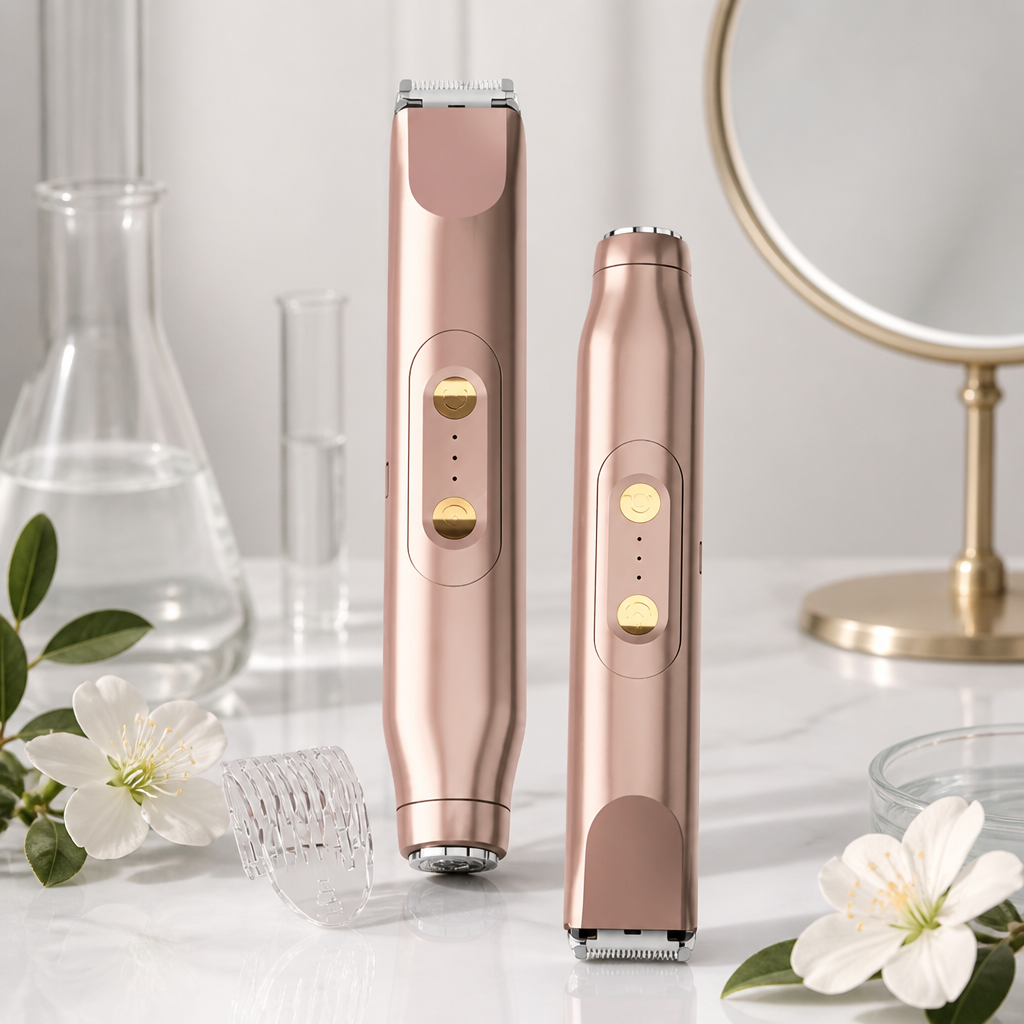 2-in-1 Waterproof Electric Face & Body Trimmer & Shaver for Women