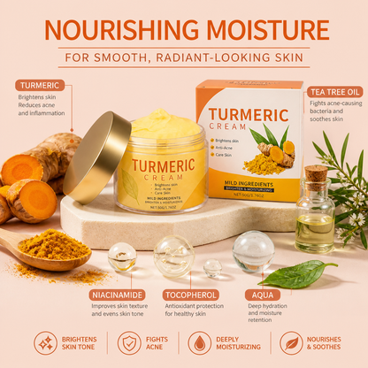 Turmeric Face Cream – Nourishing Moisture For Smooth Radiant-Looking Skin