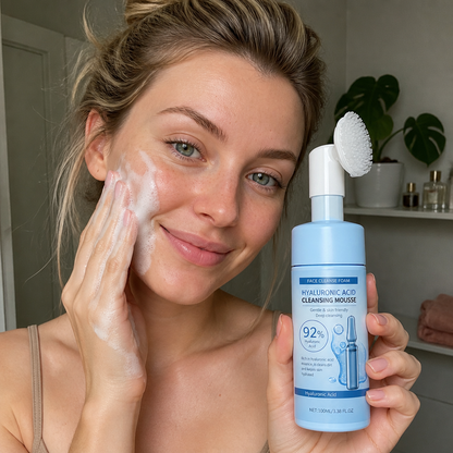 Hyaluronic Acid Cleansing Mousse for Soft, Fresh & Hydrated Skin