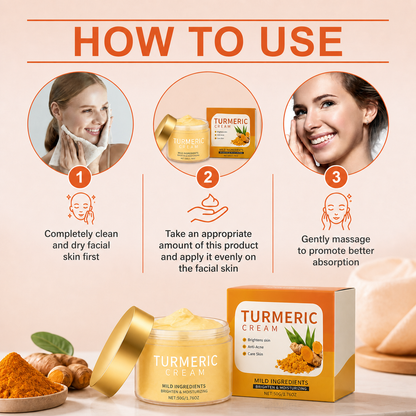 Turmeric Face Cream – Nourishing Moisture For Smooth Radiant-Looking Skin