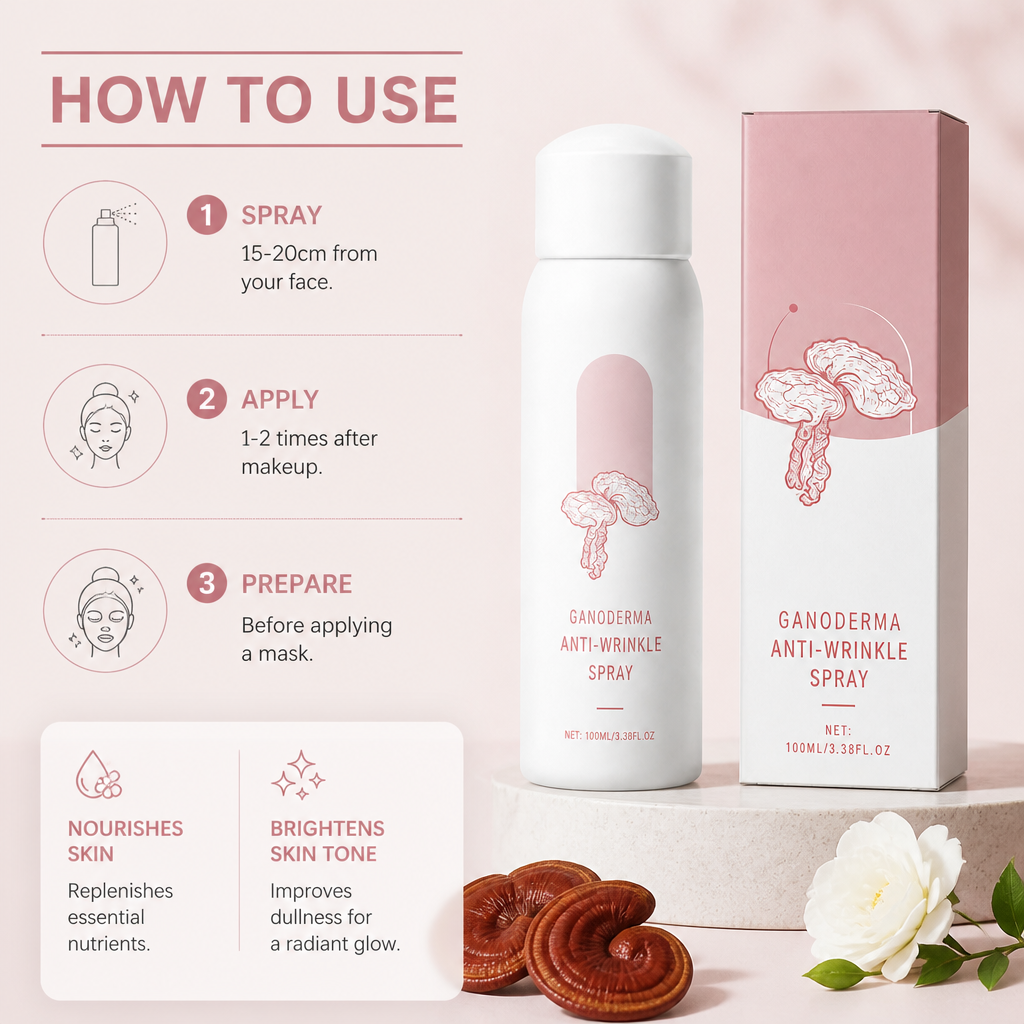 Ganoderma Hydrating Face Mist – Nourishing Glow & Lasting Moisture