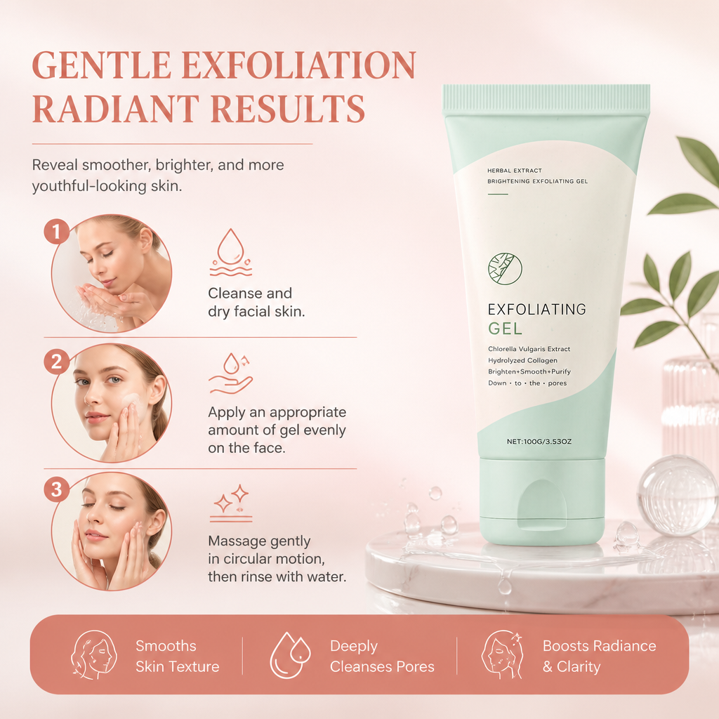 Collagen Exfoliating Gel – Gentle Renewal for Smooth, Radiant Skin