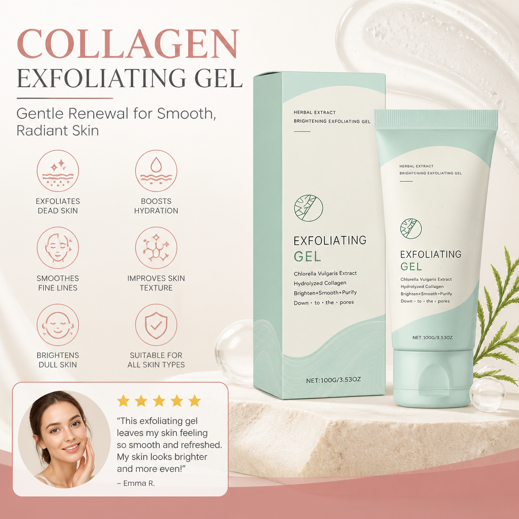 Collagen Exfoliating Gel – Gentle Renewal for Smooth, Radiant Skin