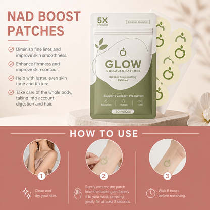 NAD+ Collagen Body Patches – Overnight Hydration & Smoother-Looking Skin