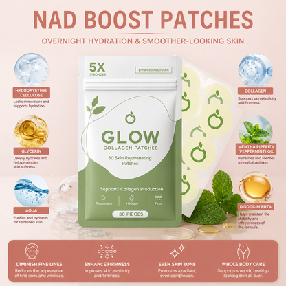 NAD+ Collagen Body Patches – Overnight Hydration & Smoother-Looking Skin