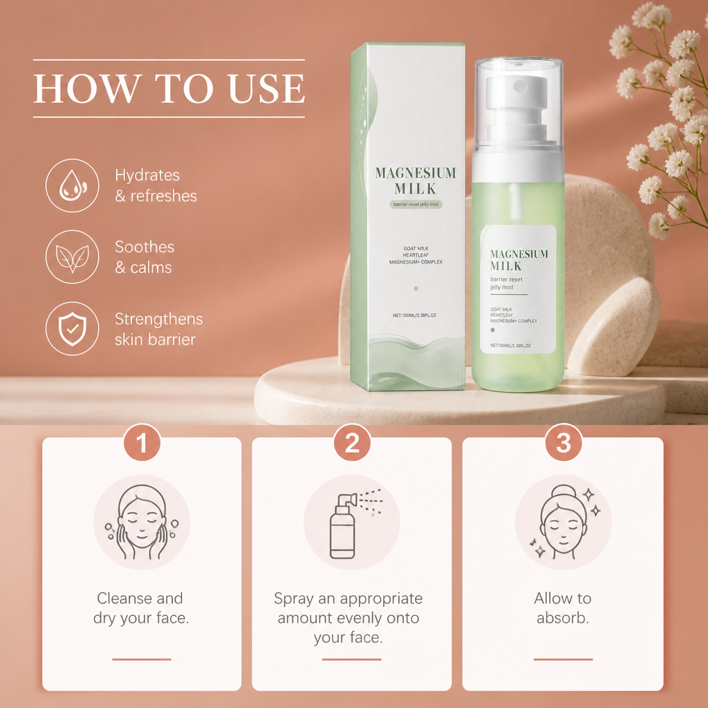 Goat Milk Face Mist – Hydrating & Soothing Daily Skin Care