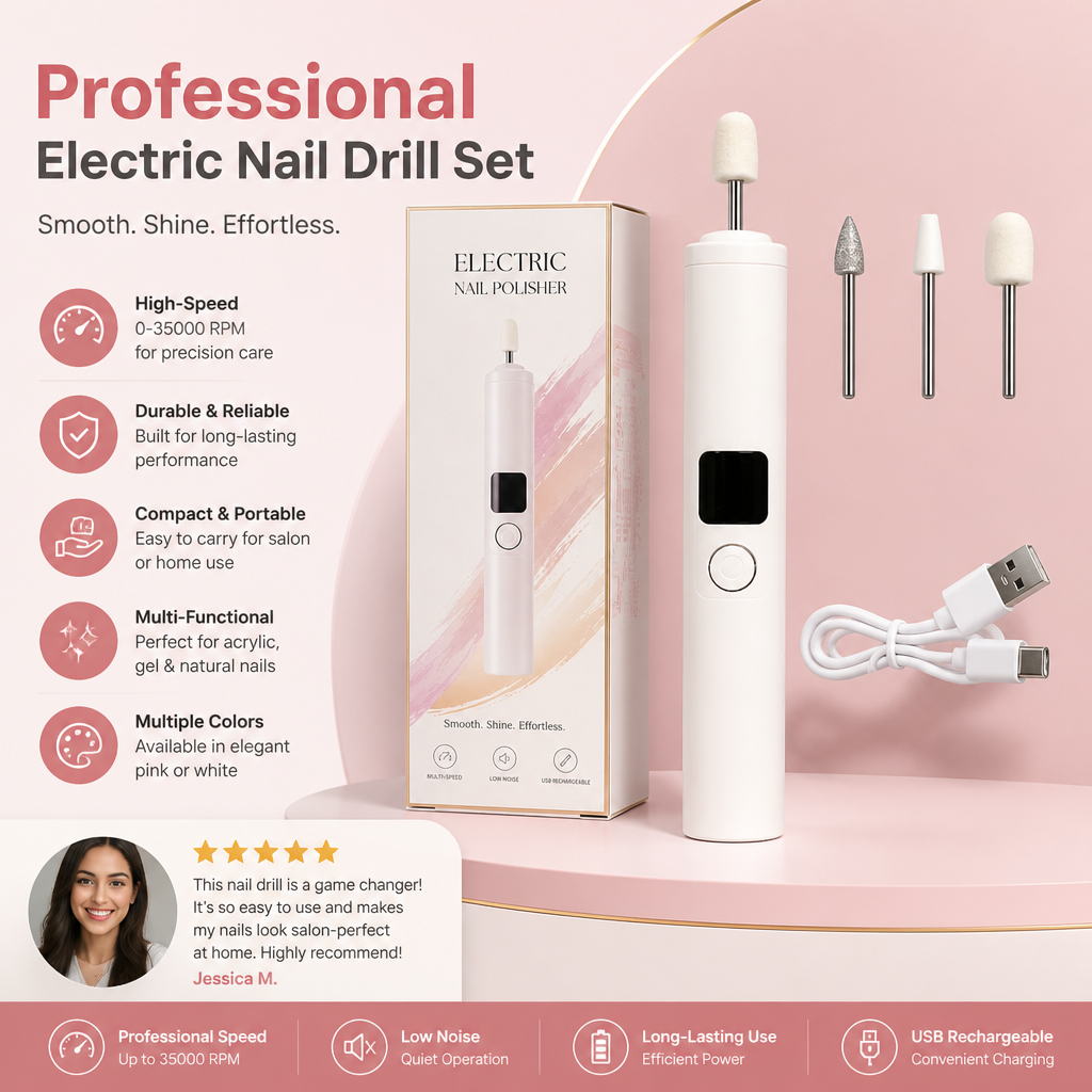Professional Electric Nail Drill Set