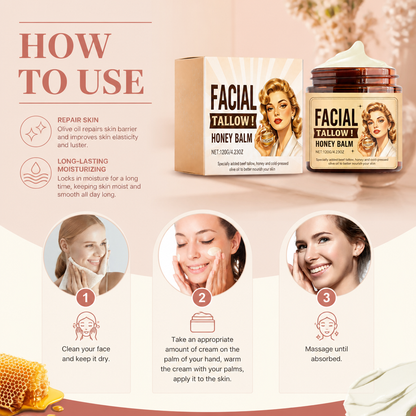 Honey & Shea Moisturizing Face Cream for Soft, Smooth, Radiant Skin