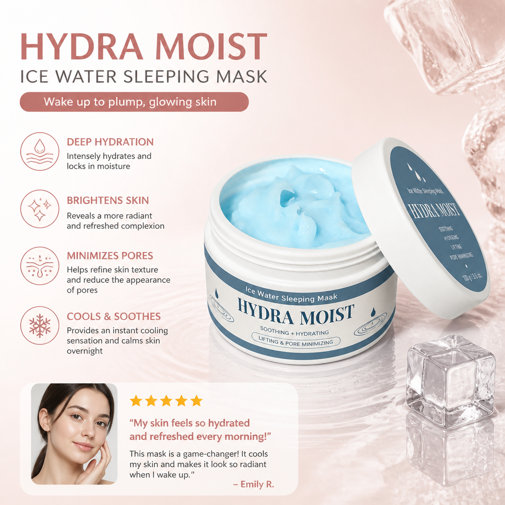 Cooling Overnight Sleeping Mask – Deep Hydration for Fresh, Radiant Skin