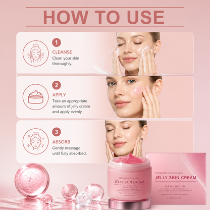 Collagen & Coenzyme Q10 Jelly Cream for Plump, Hydrated Skin