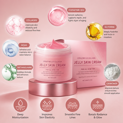 Collagen & Coenzyme Q10 Jelly Cream for Plump, Hydrated Skin