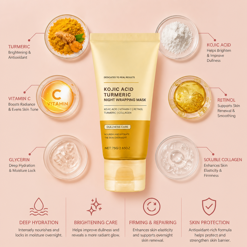 Overnight Brightening Peel-Off Mask – Hydrating Care for Radiant Skin