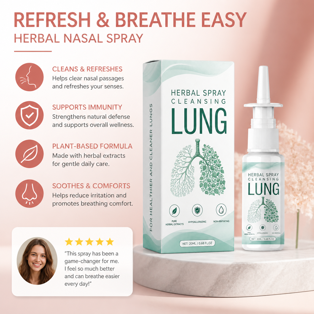 Herbal Nasal Spray – Refreshing Botanical Formula for Everyday Comfort