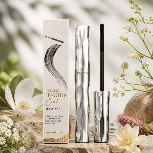 Waterproof Curl & Length Mascara – Long-Lasting Smudge-Proof Formula