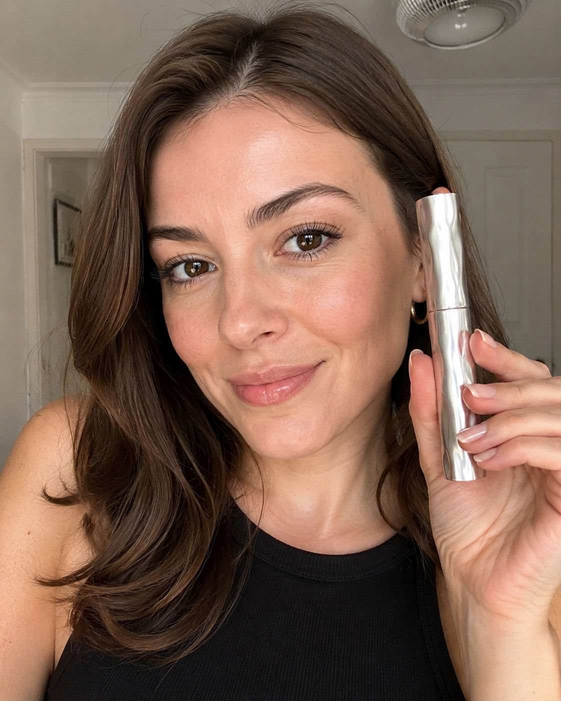 Beauty Britain customer using the Waterproof Curl & Length Mascara.
