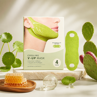 Cooling V-Line Face Mask – Hydrating Care for a Firmer-Looking Jawline