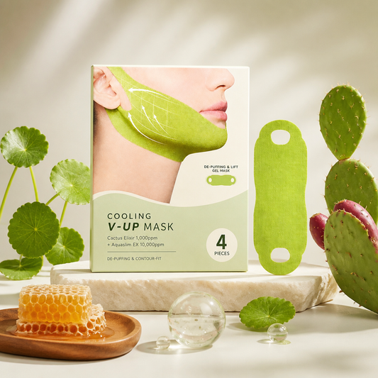 Cooling V-Line Face Mask – Hydrating Care for a Firmer-Looking Jawline