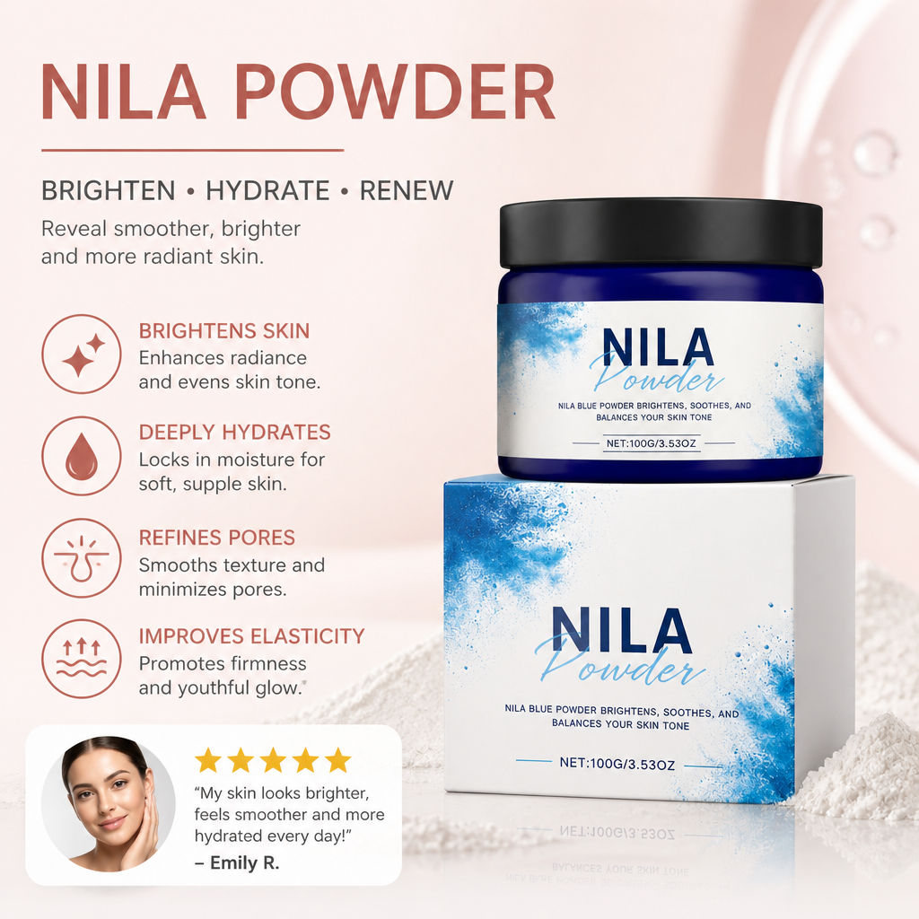 Nila Powder Face Mask – Brightening Hydration for Smooth, Radiant Skin