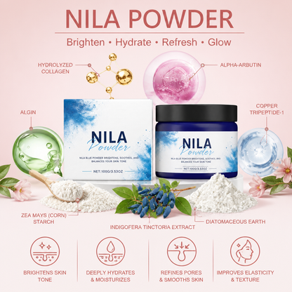 Nila Powder Face Mask – Brightening Hydration for Smooth, Radiant Skin