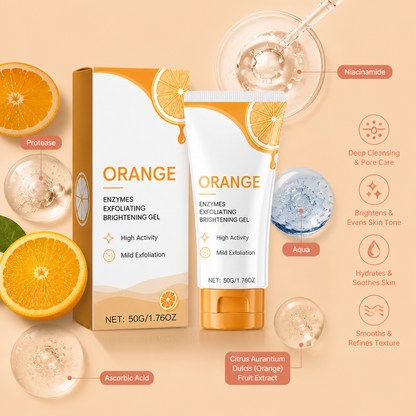 Orange Enzyme Exfoliating Gel – Gentle Brightening for Smooth, Fresh Skin
