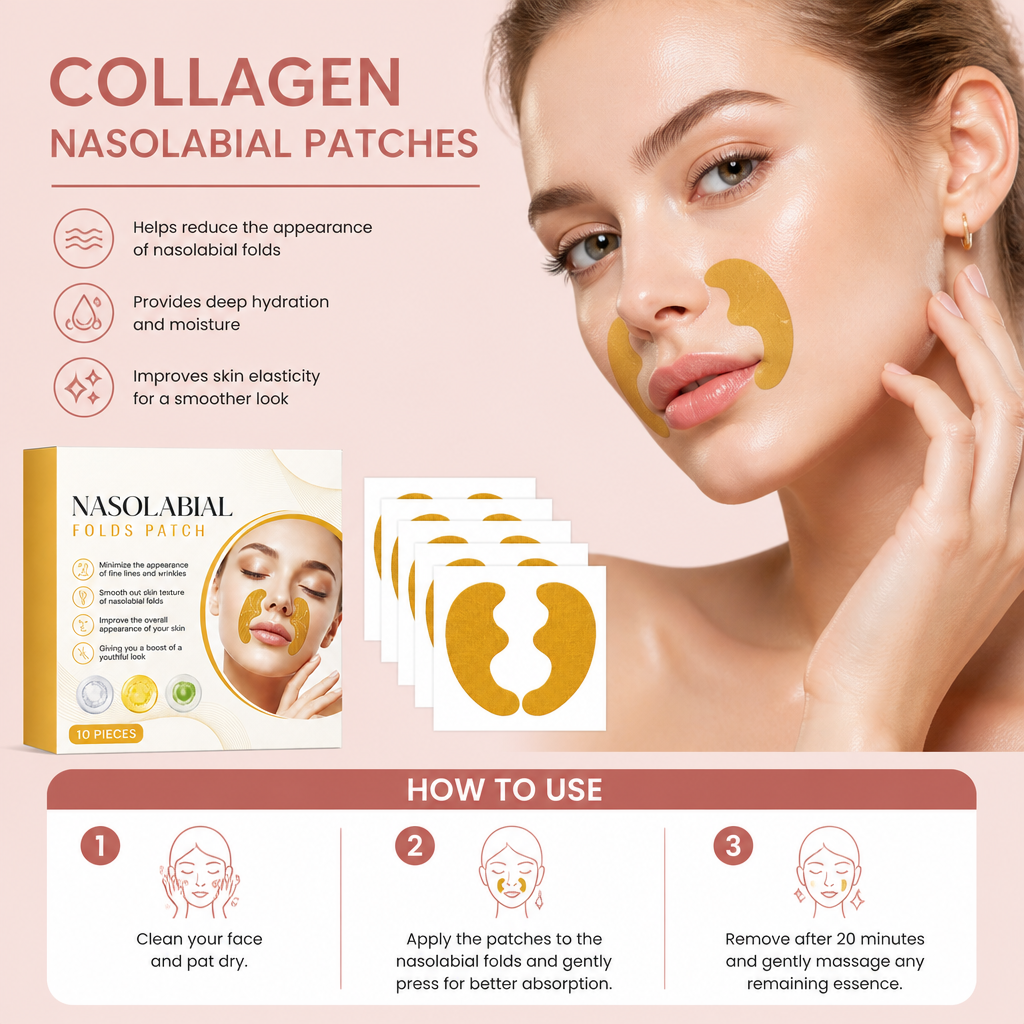 Collagen Nasolabial Patches – Hydrating Care for a Smoother-Looking Smile Line