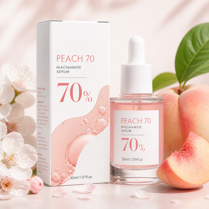 Peach & Niacinamide Serum – Hydrating Care for Bright, Even-Looking Skin