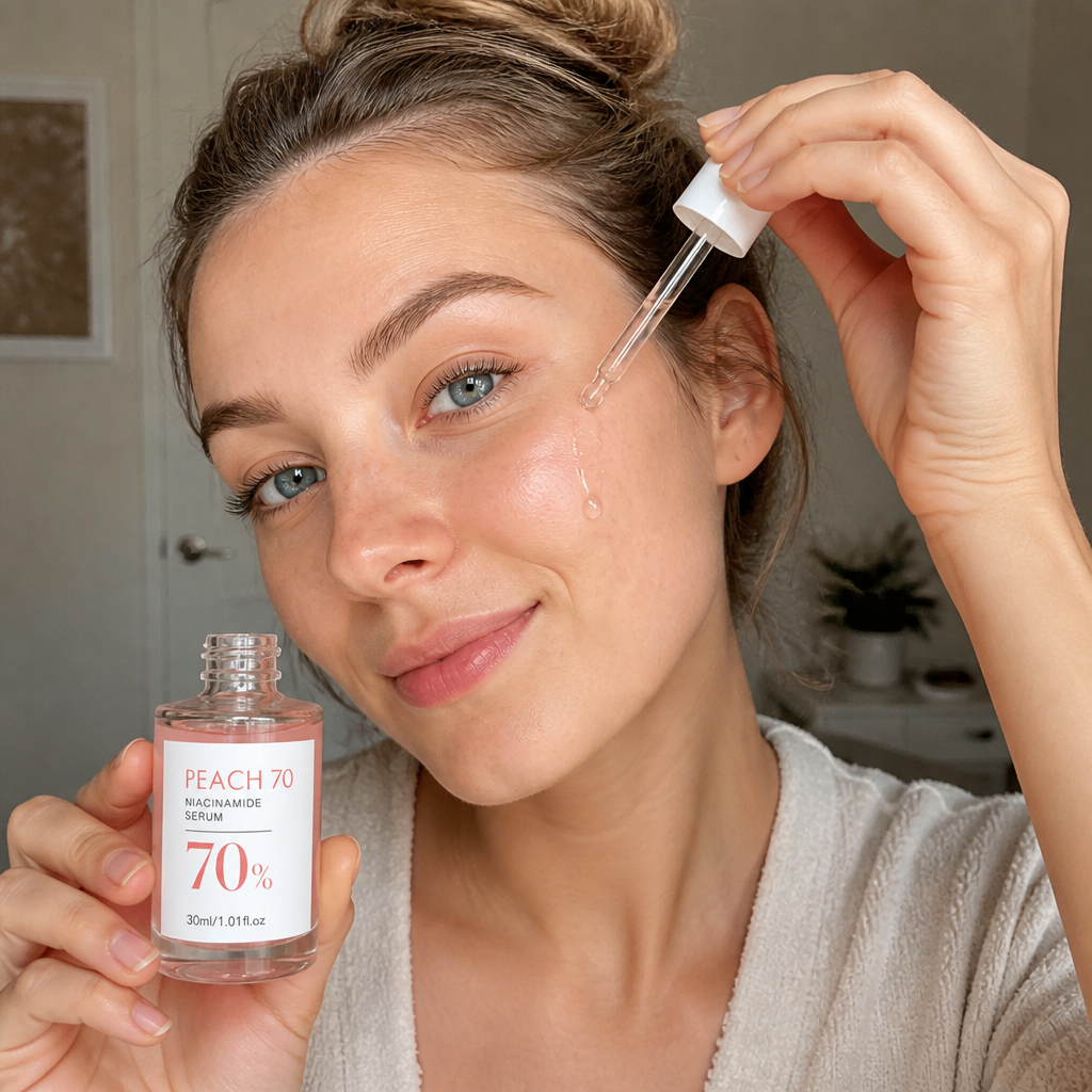 Peach & Niacinamide Serum – Hydrating Care for Bright, Even-Looking Skin