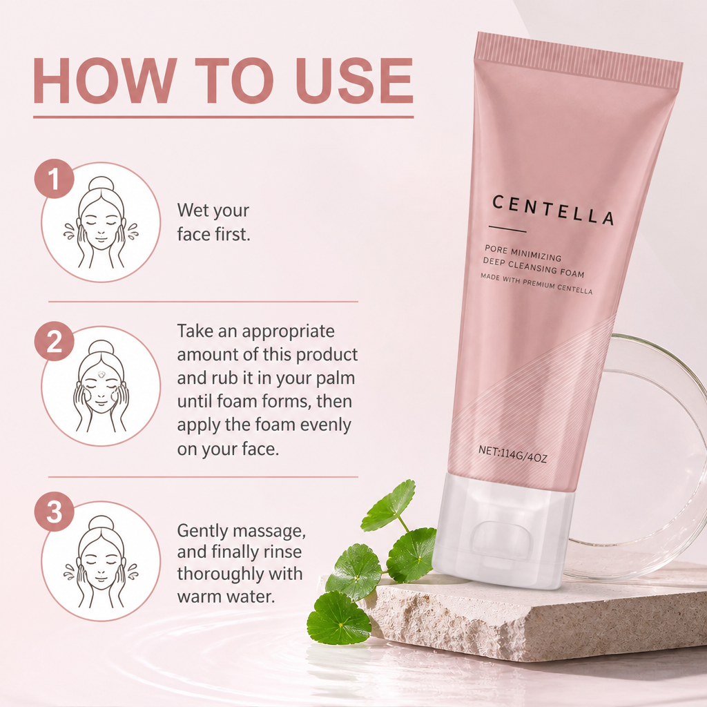 Papaya & Centella Foaming Facial Cleanser for Fresh, Clear-Looking Skin