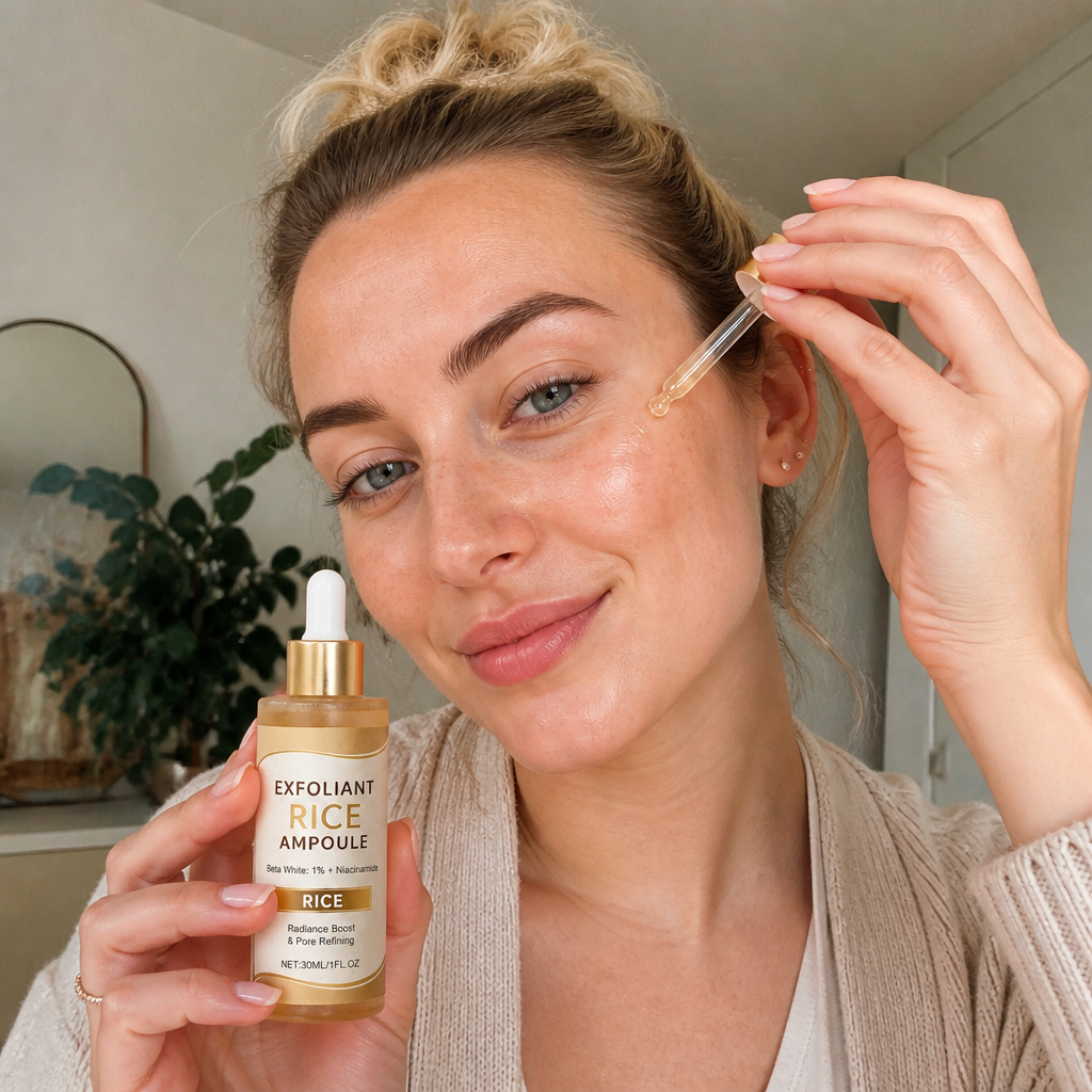 Rice Extract Brightening Serum – Lightweight Formula for Smooth, Radiant Skin