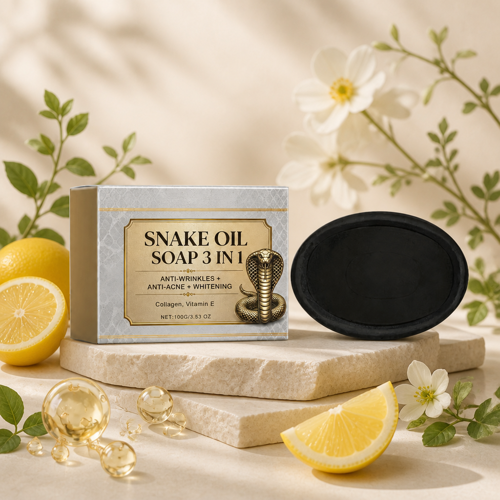 Snake Oil Facial Cleansing Bar – Nourishing Foam for Soft, Fresh Skin
